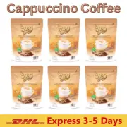 6x Naka Cappuccino Instant Coffee Weight Loss Control Hunger Long Full Sliming