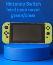 Nintendo Switch Hard Cover Protective Case Green/Clear