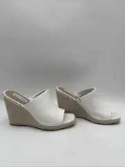 NWB Steve Madden Women's Urge Wedge Sandals White Size 10