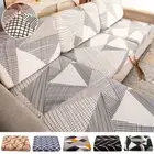 Stretch Printed Sofa Cushion Cover Anti-dirty Washable Settee Covers Living Room