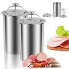 Stainless Steel Ham Maker Meat Press Cooker with Thermometer Meat Press Mold