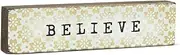 Abbott Collection 27-STACK-MD-17 Md Believe Stackable Block-1x7 W, Yellow