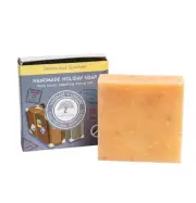 Lemon And Lavender Handmade Soap 100g - With Insect Repelling Natural Oils