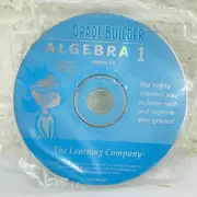 NEW‼ The Learning Company ALGEBRA 1 Grade Builder CD-ROM 1997 Teacher Resource