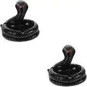 Ciieeo 2pcs Small Resin Statue Tray Retro Portable Decor Tray Desktop Decor for Office and Living Room