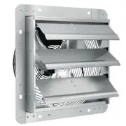VEVOR Shutter Exhaust Fan, 305 mm High-speed 1400RPM 1084 CFM, Aluminum Wall Mount Attic Fan with AC-motor, Ventilation and Cooling for Greenhouses, G