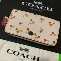 在飛比找蝦皮購物優惠-coach肩背包 21635  專櫃正品1941櫻桃包/肩背