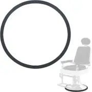 22.8" Salon Chair Rubber Base Ring, Salon Equipment Floor Protective Rubber Ring