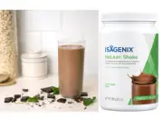 1 x ISAGENIX IsaLean shake Choc Mint Protein Meal Replacement new packaging