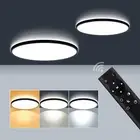 2 Pack 12 Inch LED Ceiling Light with Remote 28W 3000lm Flush Mount Ceiling L...