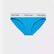 Calvin Klein Women This Is Love Bikini, Deep Sky Blue 1X