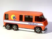 CUSTOM MADE Redline Hot Wheels Palm Beach orange GMC Motor Home