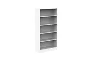 Collins 5-Tier High Bookcase Display Cabinet W/ Adjustable Shelf - White