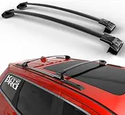 KitsPro 260lb Roof Rack Cross Bars for 2011-2021 Jeep Grand Cherokee (ONLY FIT Factory Grooved Metal Side Rails), Matte Black Heavy Duty Aluminum Cargo Crossbar (2011-2021 Grand Cherokee)