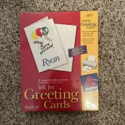 Avery Ink Jet Card Assortment 3297 w/ Envelopes NEW 5 1/2 x 8 1/3 (30 total)