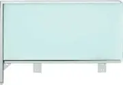 1958 Bel Air 2 Door Hardtop Door Glass Assembly With Tinted Glass; LH
