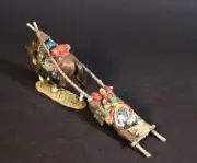 John Jenkins WSP-12 "Incapacitated Warrior on Travois, The Crow" 60mm