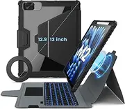 [Nillkin] Bumper Link Magnetic Keyboard Case for iPad Air 13 inch(M2) 2024,with Magnetic Wall Mount, Detachable Keyboard,Slide Camera Cover,Precise Trackpad,Compatible iPad Pro 12.9 inch(3/4/5/6th Gen)
