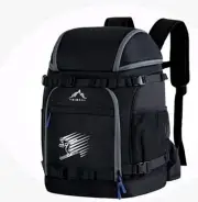 Ski Boot Bag 50L Snow Gear Backpack for Helmet Goggles Gloves Boots Wallet Phone