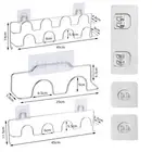 Wall Mounted Slipper Storage Rack Hanging Shelf Shoes Organizer Holder Hook' SPK