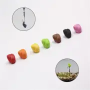Buoyant Carp Fishing Bait 15pcs Snail Shaped Lures Eye Catching Colors