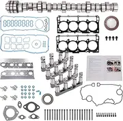 CAREONLINE 5.7 Hemi Non-MDS Camshaft Kit with Head Gasket for 09-15 R a-m 1500 5.7L OEM: 53022263AF 53021720AD