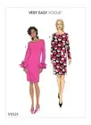VOGUE SEWING PATTERN 9325 MISSES 14-22 VERY EASY SHIFT DRESS W/ SLEEVE OPTIONS