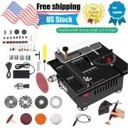 100W Multi-Functional Table Saw Mini Desktop Electric Saw Cutter with Blade V1D5