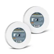 POWERTEC Bench Grinder Wheel 8 Inch 60 Grit, White Aluminum Oxide Grinding Wheel