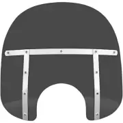 Memphis Shades Fats Windshield, 15", 7" Headlight (Dark Black Smoke) MEM31210