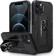 For iPhone 12 11 Pro Max 7 8 Plus XR XS Max SE Shockproof Case Kickstand Cover
