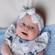 Snuggle Hunny Ocean Organic Topknot