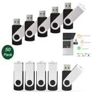50Pack/Lot 16GB USB 2.0 Memory Sticks Flash Pen Drive Storage For Laptop PC