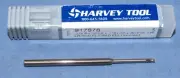 New Harvey Tool L. Reach Carbide end mill 0.078 Dia .005"cr 0.800"RCH 2-1/2OAL
