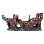 Aquarium Pirate Ship Submarine Aircraft Decoration Fish Tank Background Ornament