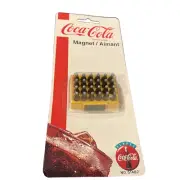 Coca Cola Bottles Case Magnet Yellow Coca-Cola Case 24 Bottle