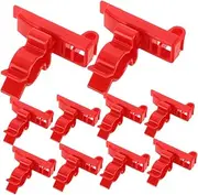 ETHZZLE 10 Pcs Heavy Duty Pegboard Hooks for Garage Automotive Detailing Tools Durable Utility Storage Hooks for Organizing Power Tools Household Hardware