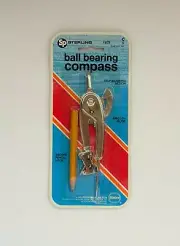 1972 Vintage Brand New Ball Bearing Compass Drawing Pencil Sterling #679