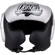 Danger Black/Silver Sparring Head Gear