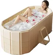Portable Bathtub Adult, Insulated Hot Wash, Ice Bath Bucket, Space-Saving Design, Easy Storage, Perfect for Athletes and Relaxing in Family Bathrooms Necessities