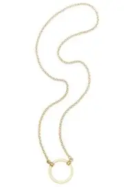 805SG LA LOOP Satin Gold Chain Eyeglass Holder with Swivel Hinge Patented Techno
