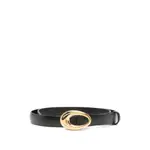 [Khaite] Khaite Olivia Belt 80 CM BLACK