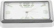 Car Clock Dashboard Clock Small Clock Pendulum Clock Numbers for Clock Making Digital Clock Garden Clock Small Analog Clock Cars Stick on Clock Mini Clock Metal Clock Alloy Silver