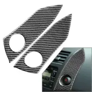 2Pcs Car Emergency Warning Light Switch Cover Trim For Toyota RAV4 2006-2012 (for: Toyota)