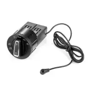 AUTO Car Headlight Switch Chrome with Light Sensor Module For VW Golf Mk4 Passat