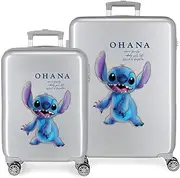 [Disney] Adorable Stitch Moods Cabin Suitcase Hard ABS Side Combination Lock 4 Wheels Double Luggage Hand Luggage