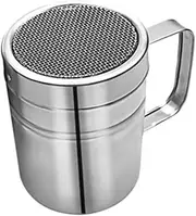 Ciieeo Kitchen Utensils Supplies Mesh Pepper Jar Stainless Steel Seasoning Can for Bbqs Picnics