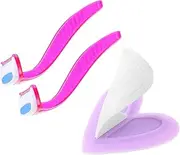 LALADEFIEE Womens Razor Set 3pc Bikini Shaver for Hair Removal Lady Shaver Plastic Blades Random Color