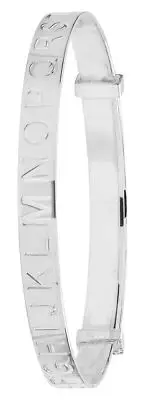 Funky 925 Sterling Silver Baby Expander Bangle - 5mm 223827U