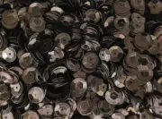 Lot of 2,000 pcs Opaque Black 8mm Round Cup Loose Sequins Sewing Crafts